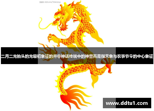 二月二龙抬头的龙最初象征的并非神话传说中的神兽而是指天象与农事节令的中心象征